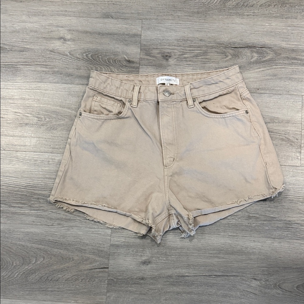 Dynamite High Waist Beige Denim Shorts size 29